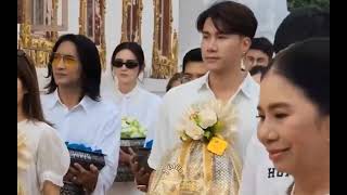 Mew suppasit Ordination Ceremony mewtul mewsuppasit tulpakorn couples thaibl blshorts [upl. by Nalym461]