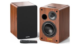 Bluetooth Bookshelf Speakers by Saiyin [upl. by Burk767]