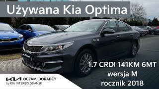 Używana Kia Optima 17 CRDI 141KM 6MT wersja M w kolorze Platinium Graphite  Rocznik 2018 [upl. by Frankel195]