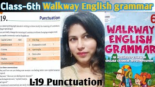 class6th L19punctuationWALKWAY ENGLISH GRAMMARkey englishgrammar englishexamenglishkeys [upl. by Nelie856]