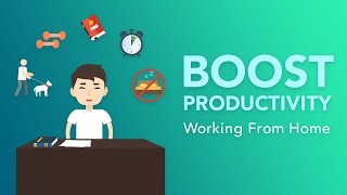 5 Productivity Tips for Working from Home  Brian Tracy [upl. by Anivram]