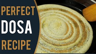 Plain dosa recipe  dosa recipe  How to make dosa  dosa kaise banaye  dosa batter recipe [upl. by Donelle]