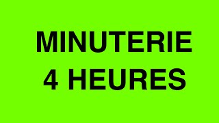 Minuteur 4 heures  minuterie de 240 minutes avec signal sonore BIP à la fin [upl. by Schmidt]