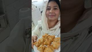 Khasta Samosa 😋 samosa iftar shorts food recipe trending aalu [upl. by Eynttirb426]