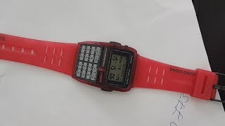 Casio DBC30 to DBC63 Dino Zone Red case [upl. by Hgielra694]