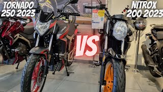 Nueva Vento Tornado 250 2023 Vs Vento Nitrox 200 2023😱  ¿Cuál comprarías🤔 [upl. by Spense541]