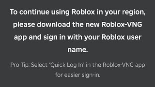 How to fix roblox vng ios mobile [upl. by Cerellia]