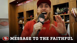 Listen Up 49ers Players Share a Message with the Faithful [upl. by Trust]