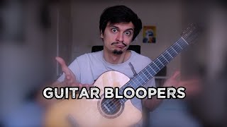 GUITAR BLOOPERS  We All Make Mistakes Even on Camera [upl. by Nilyak106]