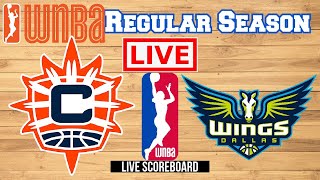 Live Connecticut Sun Vs Dallas Wings  WNBA  Scoreboard  Play By Play  Bhordz TV [upl. by Leatrice43]