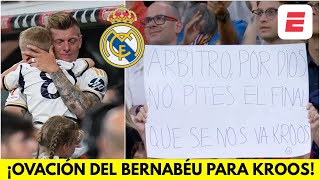 OVACIÓN a TONI KROOS del SANTIAGO BERNABÉU en su despedida de casa con el REAL MADRID  La Liga [upl. by Lia324]