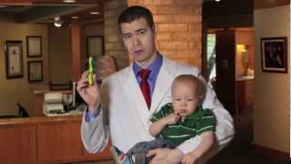 Brushing A Babys Teeth  Dr Aaron D Johnson [upl. by Eveline]