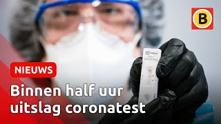 Zo werkt de coronasneltest  Omroep Brabant [upl. by Ahseinod]