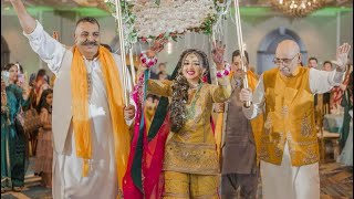 Brides Mehndi Entrance  Eisha amp Zains Wedding  PyaarHaiEZ  Pakistani Shaadi [upl. by Chatwin]