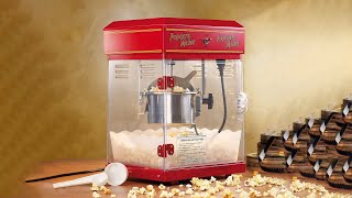 Profi Retro Popcornmaschine von Rosenstein amp Söhne [upl. by Arivle]