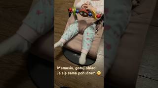 Babybjörn to nie tylko leżaczek Sprawdź sam babybjorn leżaczek zabawa niemowlę bouncer [upl. by Lower638]