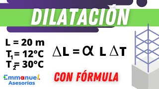 FÍSICA Problemas de Dilatación Lineal Coeficiente de Dilatación Ejercicios paso a paso física [upl. by Awe]