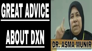 GREAT ADVICE ABOUT DXN BY DR ASMA MUNIR HINDIURDU [upl. by Assinna]