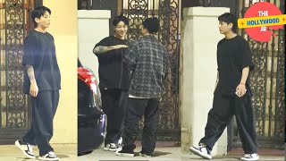 BTS JUNGKOOK ENJOYS A NIGHT OUT AT MATSUHISA RESTAURANT WITH FRIENDS [upl. by Maxma]