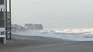 Rodanthe NC high tide and winds 2624 [upl. by Eetak]