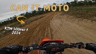 2024 KTM 500 EXCF Track day [upl. by Ahcsropal]