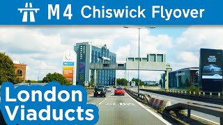 M4 Chiswick Flyover  Flying through London [upl. by Mossberg]