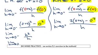 Ca12  31c Onesided Derivatives [upl. by Althea]