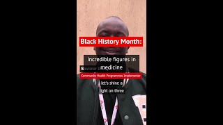 Black History Month Inspiring figures in medicine [upl. by Yur]