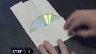 How to Make a CD or DVD Case Out of a Piece Of Paper [upl. by Lamont624]