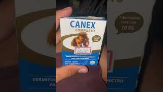 A melhor medicação para vermes e carrapatos em seus cães  comprei e aprovei “CANEX COMPOSTO””👏👏 [upl. by Weider235]