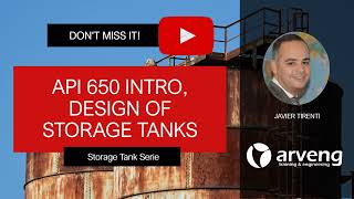 1 API 650 Intro Design of storage tanks [upl. by Marianna]