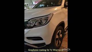 CERAMIC COATING COLOUR PROTECTION ADVANCED GRAPHENE COATING COLOUR SHINING mahindra alturas g4 4k [upl. by Jobe]