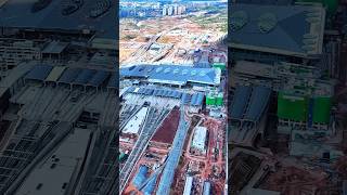 2025 LARGEST HIGHSPEED RAILWAY STATION underconstruction  CHONGQING CHINA 重庆 重庆东 amazing short [upl. by Oballa]