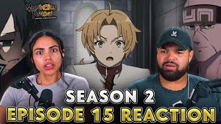 RUDEUS FINDS A WAY TO HELP NANAHOSHI  Mushoku Tensei Season 2 Episode 15 REACTION [upl. by Danas375]