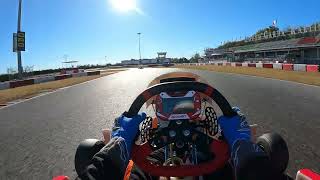 HELMET CAM  ROTAX DD2  Few Laps Onboard at the South Garda Karting [upl. by Hebel]