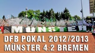 DFB Pokal Preußen Münster 42 Werder Bremen Münster 4 Life [upl. by Nesaj512]