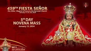 459th Fiesta Señor  530PM Novena Mass  January 15 2024 OSANiño [upl. by Mcdermott]