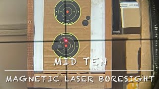 Mid Ten magnetic laser bore sighter full review [upl. by Erihppas]