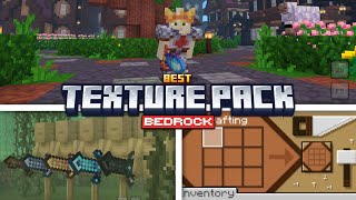 Best Texture Packs for Minecraft Bedrock 121 [upl. by Natehc]