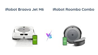 🤖Compare iRobot Braava Jet M6 vs Roomba Combo i5🧹 [upl. by Ericka830]