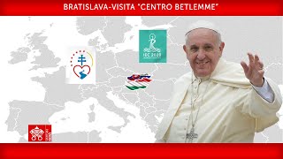 Bratislava Visita “Centro Betlemme” 13 settembre 2021 Papa Francesco [upl. by Eiral533]