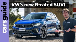 Volkswagen TRoc R review New small SUV gets the speed treatment Better than Kona N [upl. by Akenahc]