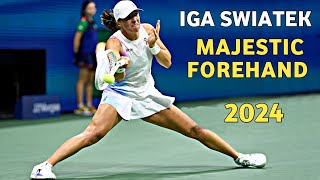 Iga Swiatek Majestic Forehand Winners 😱  Tennis 2024 Before Wta Finals [upl. by Ottie881]