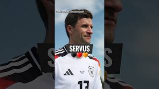 Emotionales Abschiedsvideo Hier sagt Thomas Müller dem DFB „Servus“ shorts [upl. by Aiekahs]