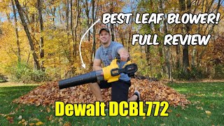 Dewalt Electric Leaf Blower DCBL772 Review 2023 Best Blower On the Market [upl. by Cumings]