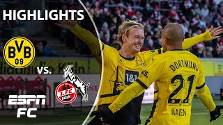 SHUTOUT VICTORY ‼️ Cologne vs Borussia  Bundesliga Highlights  ESPN FC [upl. by Carleton294]