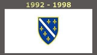 History of the Bosnia and Herzegovina flag [upl. by Malita]