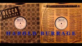 HAROLD BURRAGE hiyoi need my baby DECCA 1950 78 RPM [upl. by Onaivlis578]