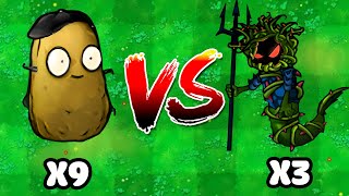 9 Nut Imitator VS 3 Kraken Zombie Who Will Win PVZ Hybrid Challenge [upl. by Hachmann]