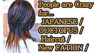 Worlds Best OCTOPUS Japanese Haircut  SampD MASTER C✂️t [upl. by Wandis]